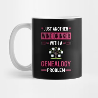 Wine Drinker Genealogy Genealogist Mug